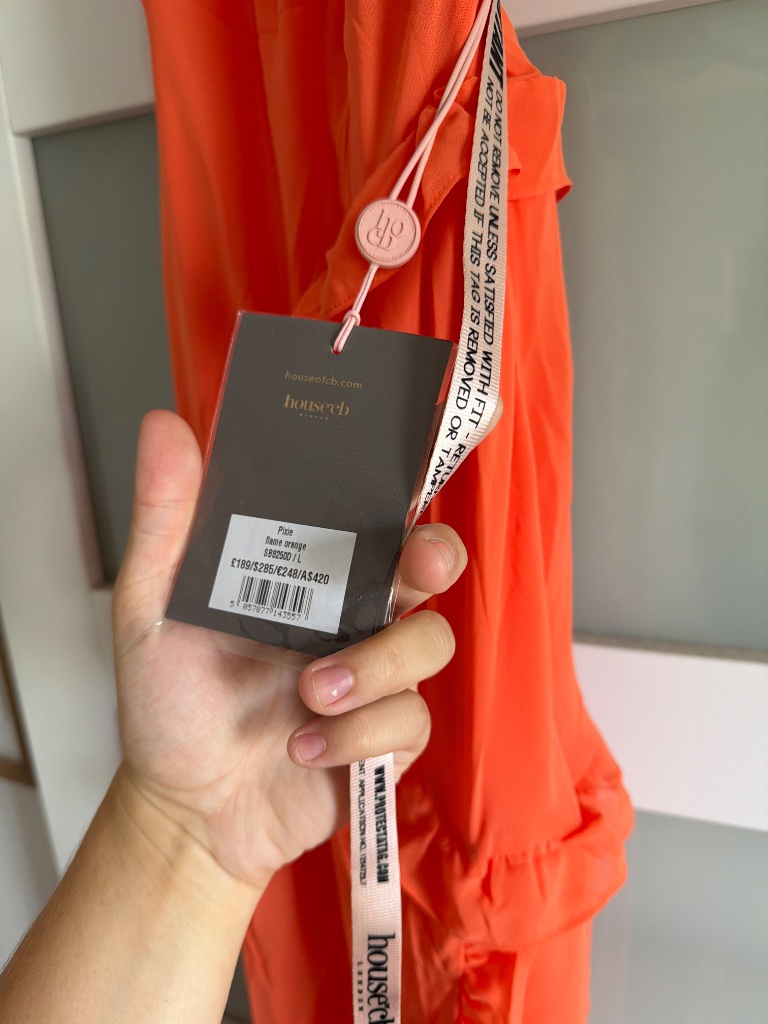House Of Cb Georgette Body Con Dress — image 3 of 4